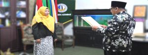 Unisa Palu Lantik Dua Dekan Baru