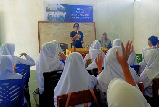 MA Alkhairaat Bitung Gandeng PWI, Bekali Murid Baru Etika Bermedia Sosial di Hari ke-3 Matsama
