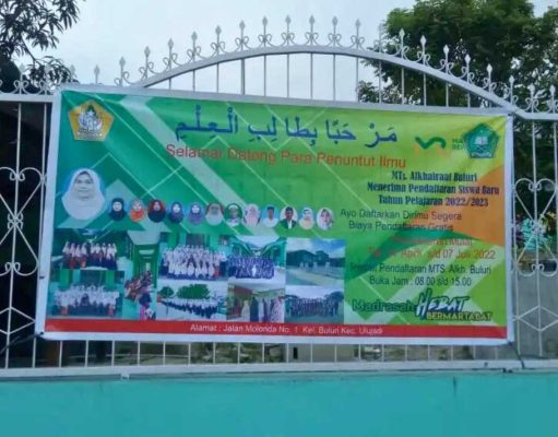 MTs Alkhairaat Buluri Buka PPDB Gratis, Prioritaskan Pendidikan Agama dan Umum Berkualitas