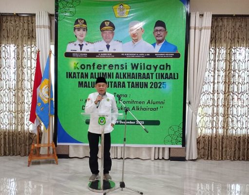 Kakanwil Kemenag Malut Dorong Sinergi Alumni dalam Konferwil Ikatan Alumni Alkhairaat 2025