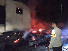 Satu Unit Rumah Dinas Guru Ponpes Alkhairaat Popayato Barat Ludes Terbakar, Dokumen Penting Ikut Musnah